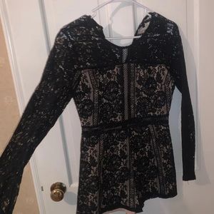 Altard State Womens Black Romper